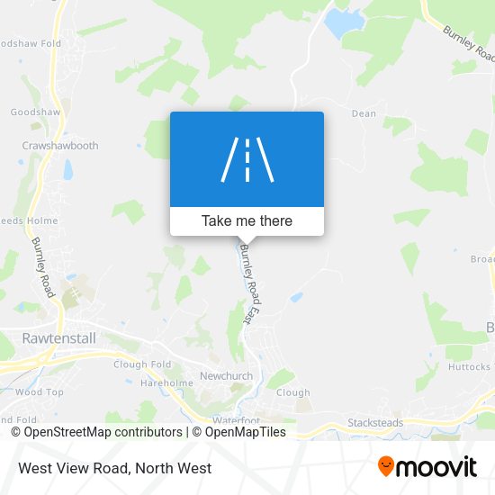 West View Road map