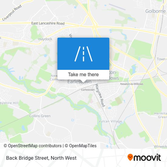 Back Bridge Street map