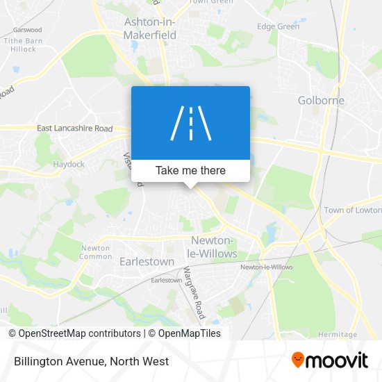Billington Avenue map