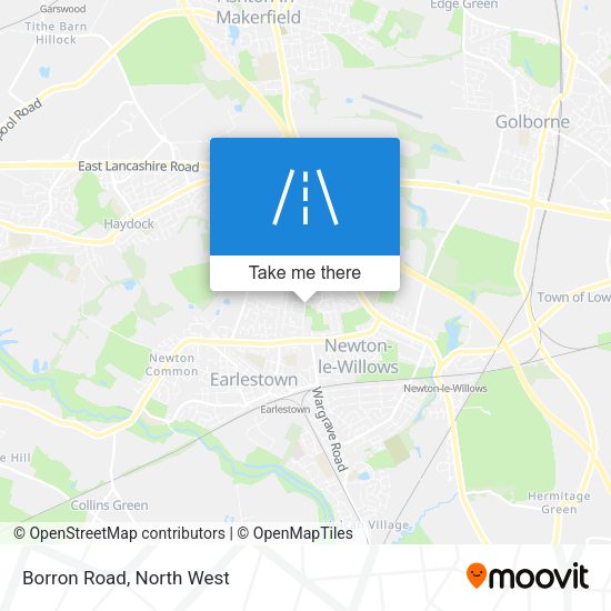 Borron Road map