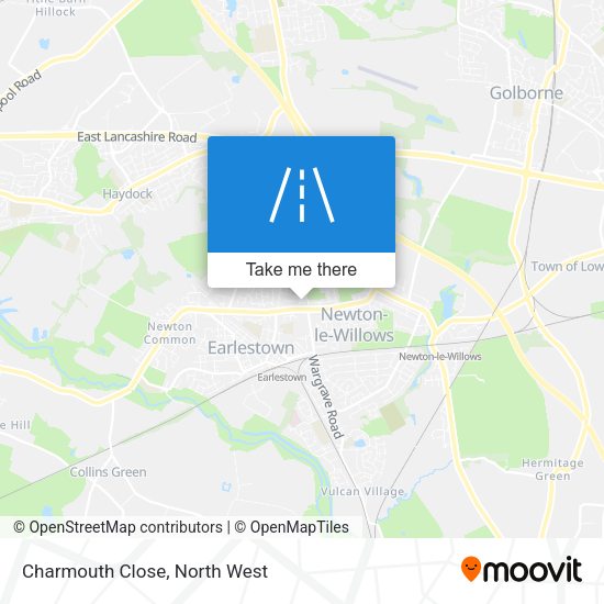 Charmouth Close map