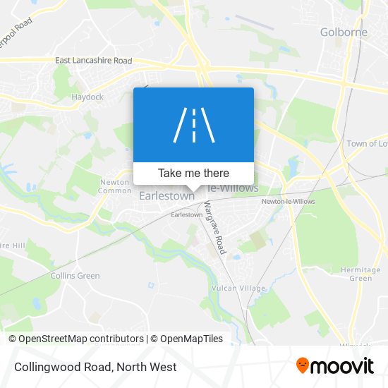 Collingwood Road map