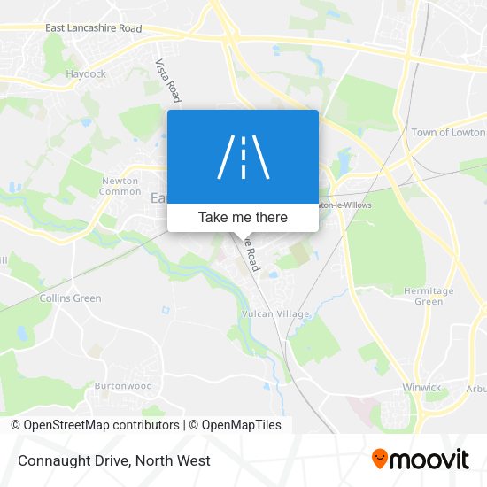 Connaught Drive map