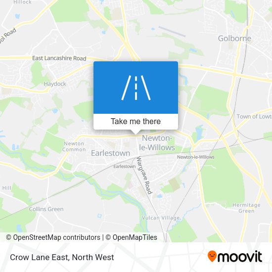 Crow Lane East map