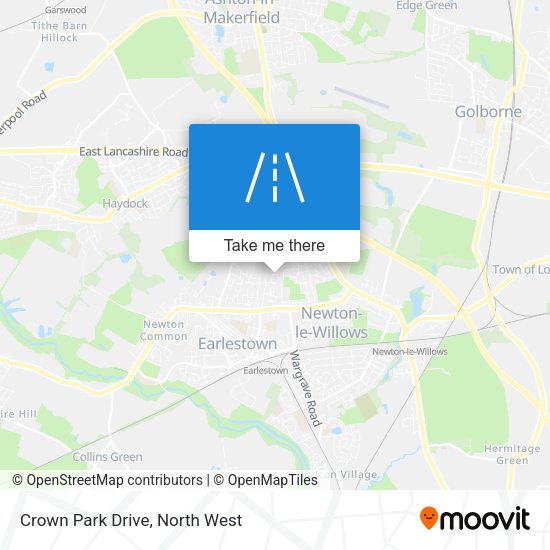 Crown Park Drive map