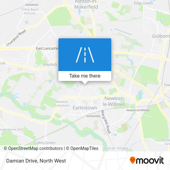 Damian Drive map