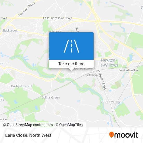 Earle Close map