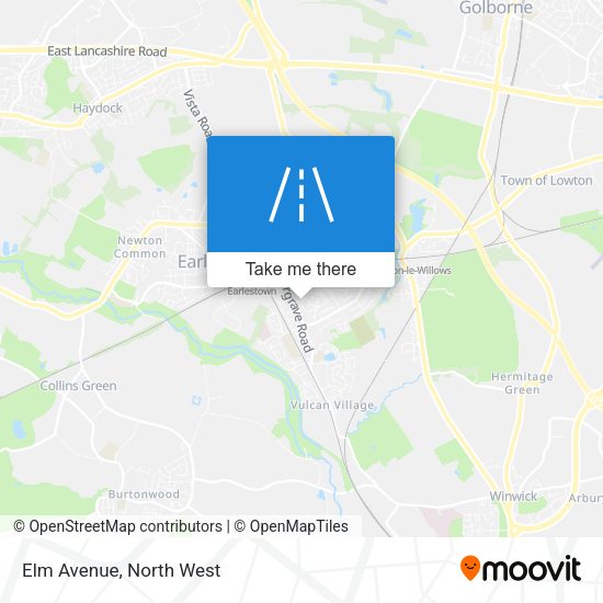 Elm Avenue map