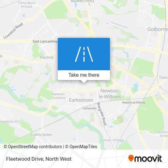 Fleetwood Drive map
