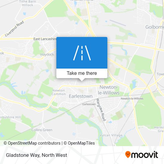 Gladstone Way map
