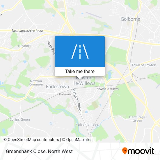 Greenshank Close map