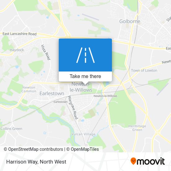 Harrison Way map