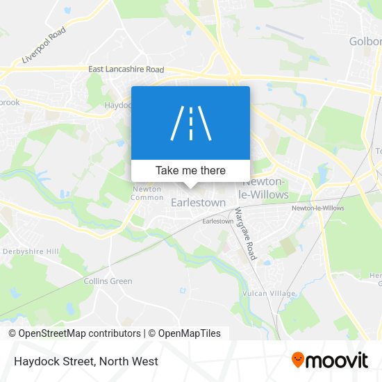 Haydock Street map