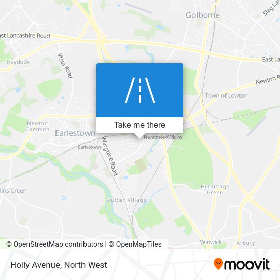 Holly Avenue map