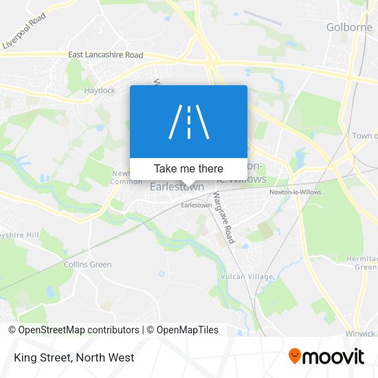 King Street map