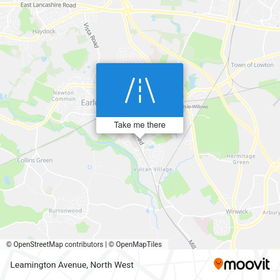 Leamington Avenue map