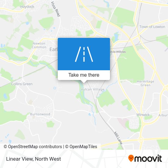 Linear View map