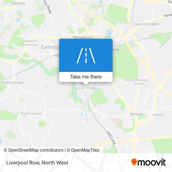 Liverpool Row map