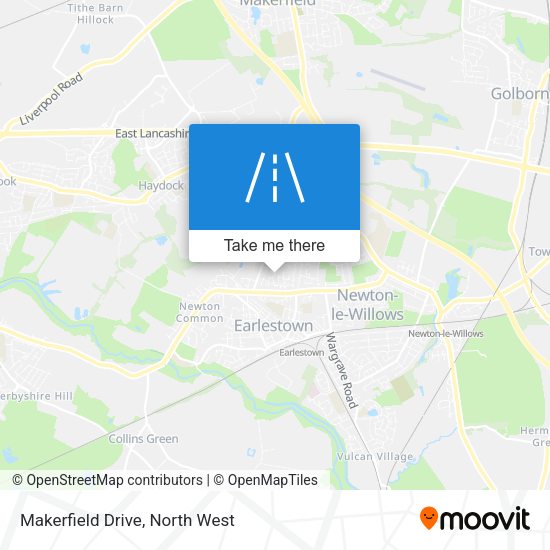 Makerfield Drive map