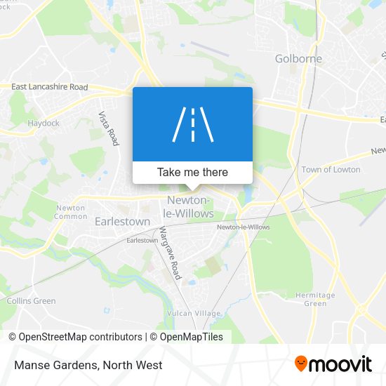 Manse Gardens map