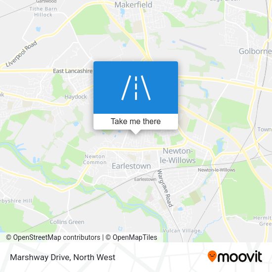 Marshway Drive map