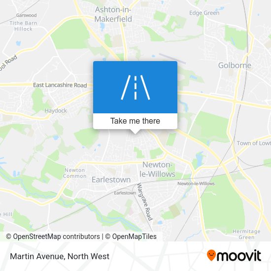 Martin Avenue map