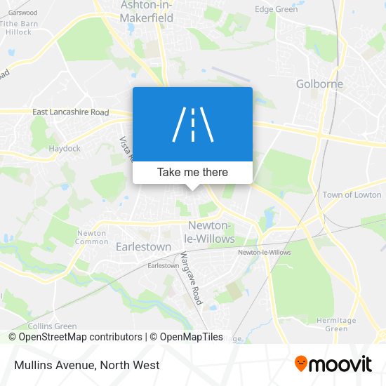 Mullins Avenue map