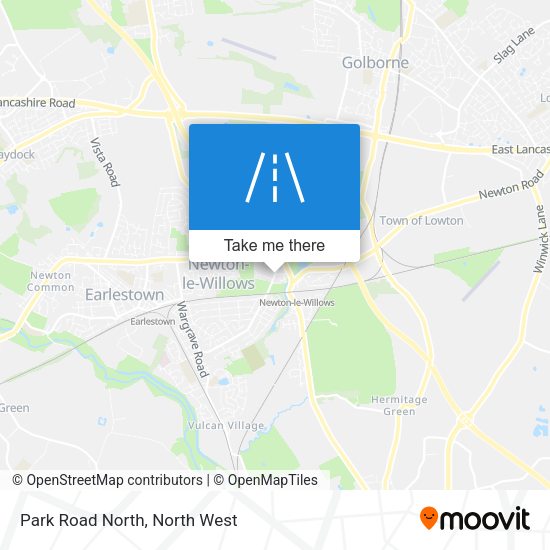 Park Road North map