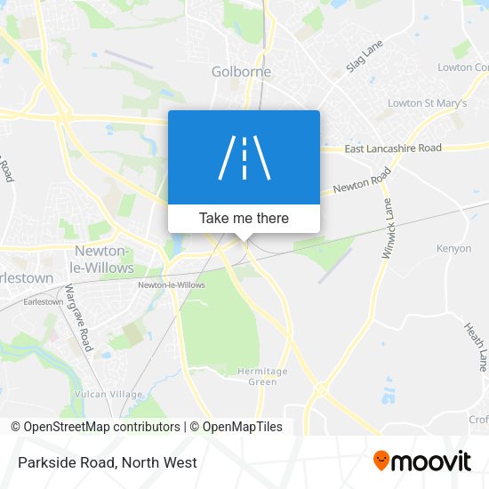 Parkside Road map