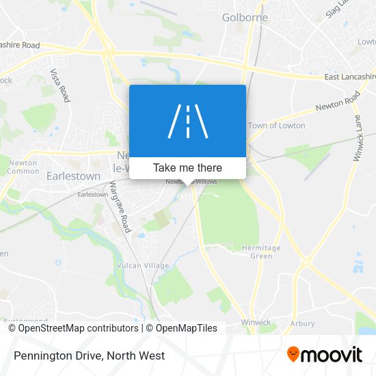 Pennington Drive map