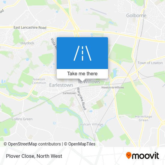 Plover Close map