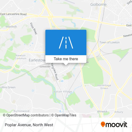 Poplar Avenue map