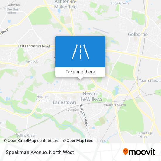 Speakman Avenue map