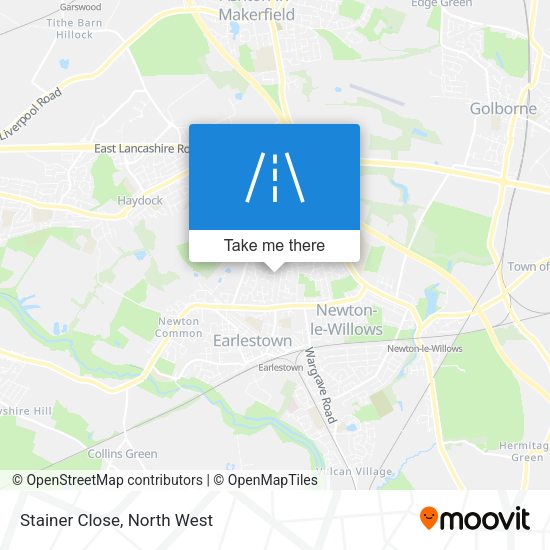 Stainer Close map