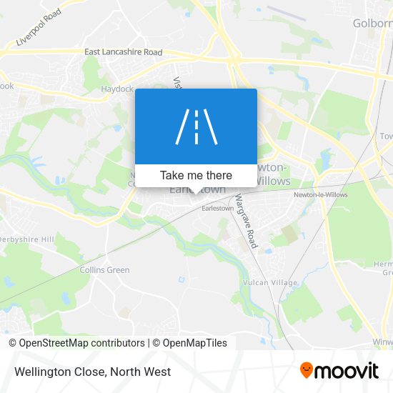 Wellington Close map