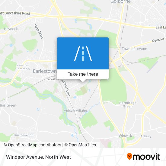 Windsor Avenue map
