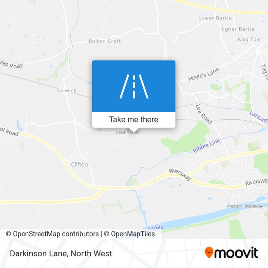 Darkinson Lane map