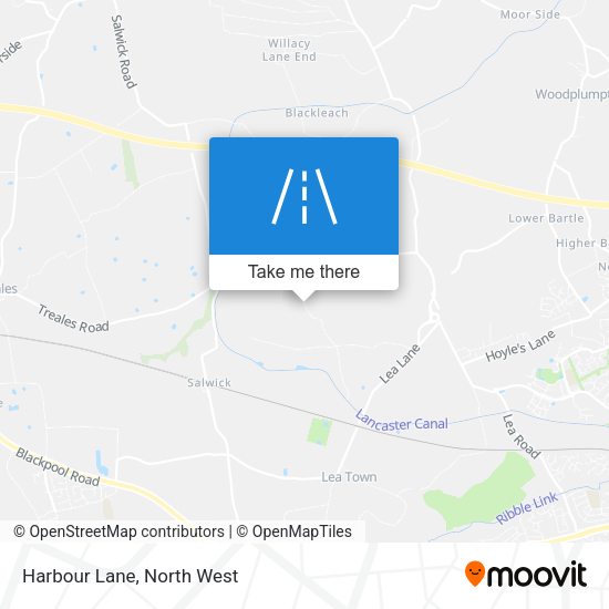 Harbour Lane map