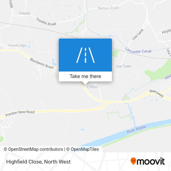 Highfield Close map