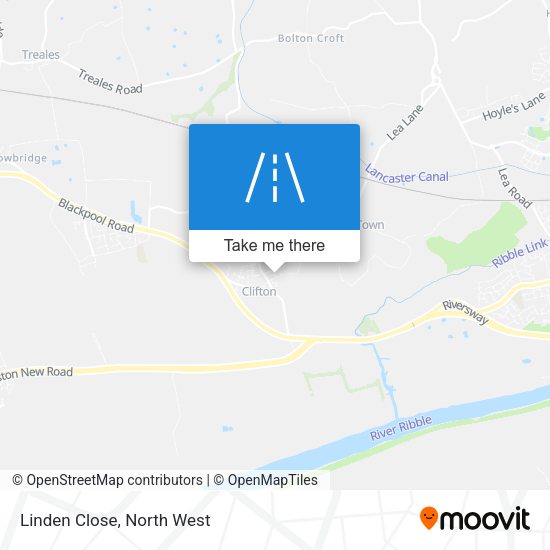 Linden Close map