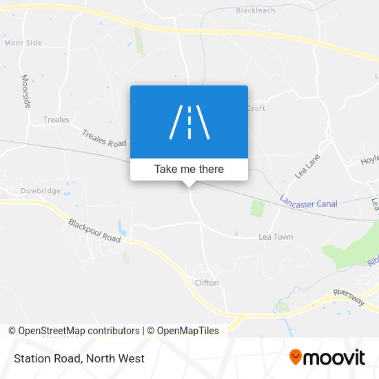 Station Road map
