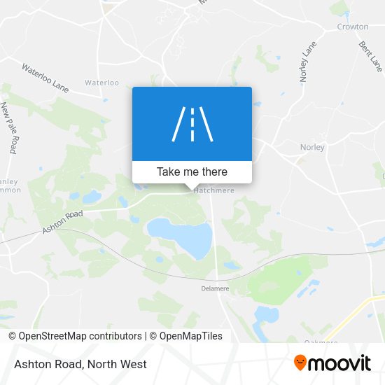 Ashton Road map