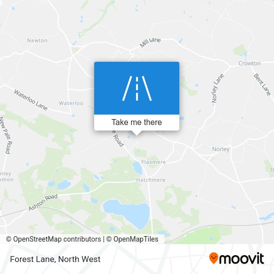 Forest Lane map