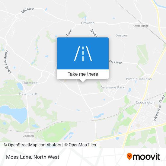 Moss Lane map