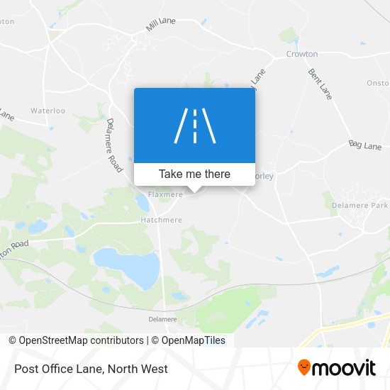 Post Office Lane map