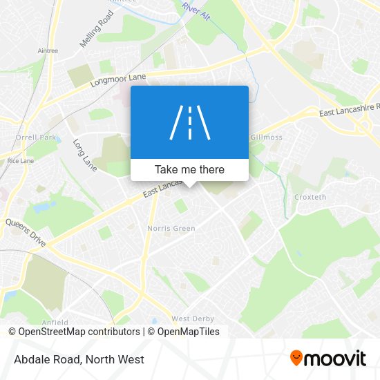 Abdale Road map
