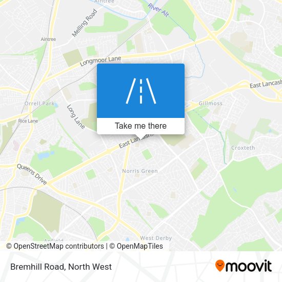 Bremhill Road map