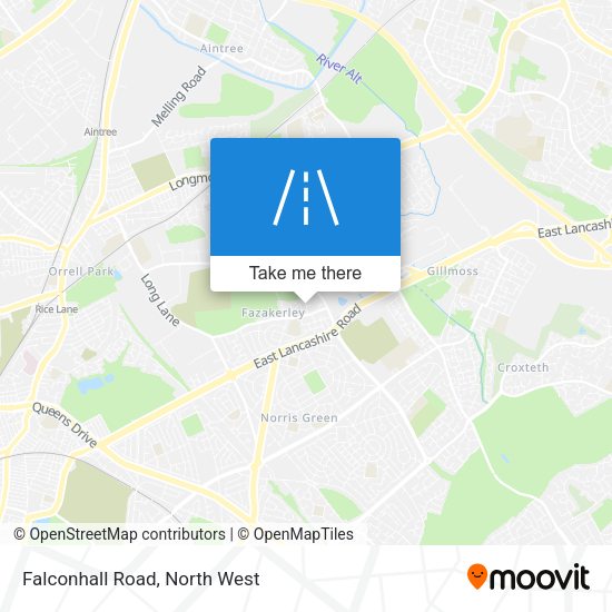 Falconhall Road map