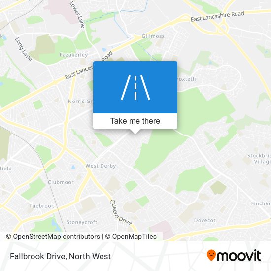 Fallbrook Drive map