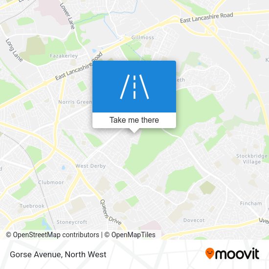 Gorse Avenue map